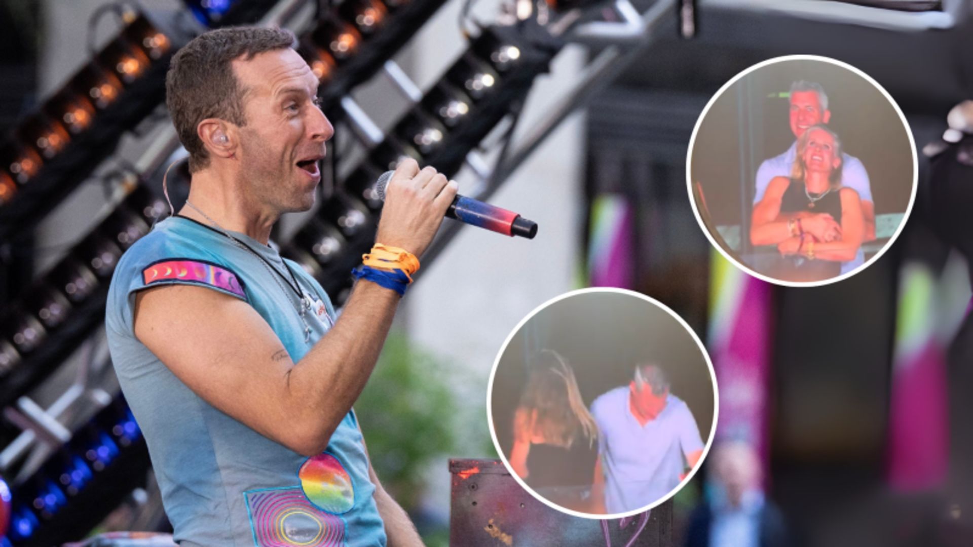 Chris Martin laat Coldplay-publiek lachen en zet twee huwelijken op het spel