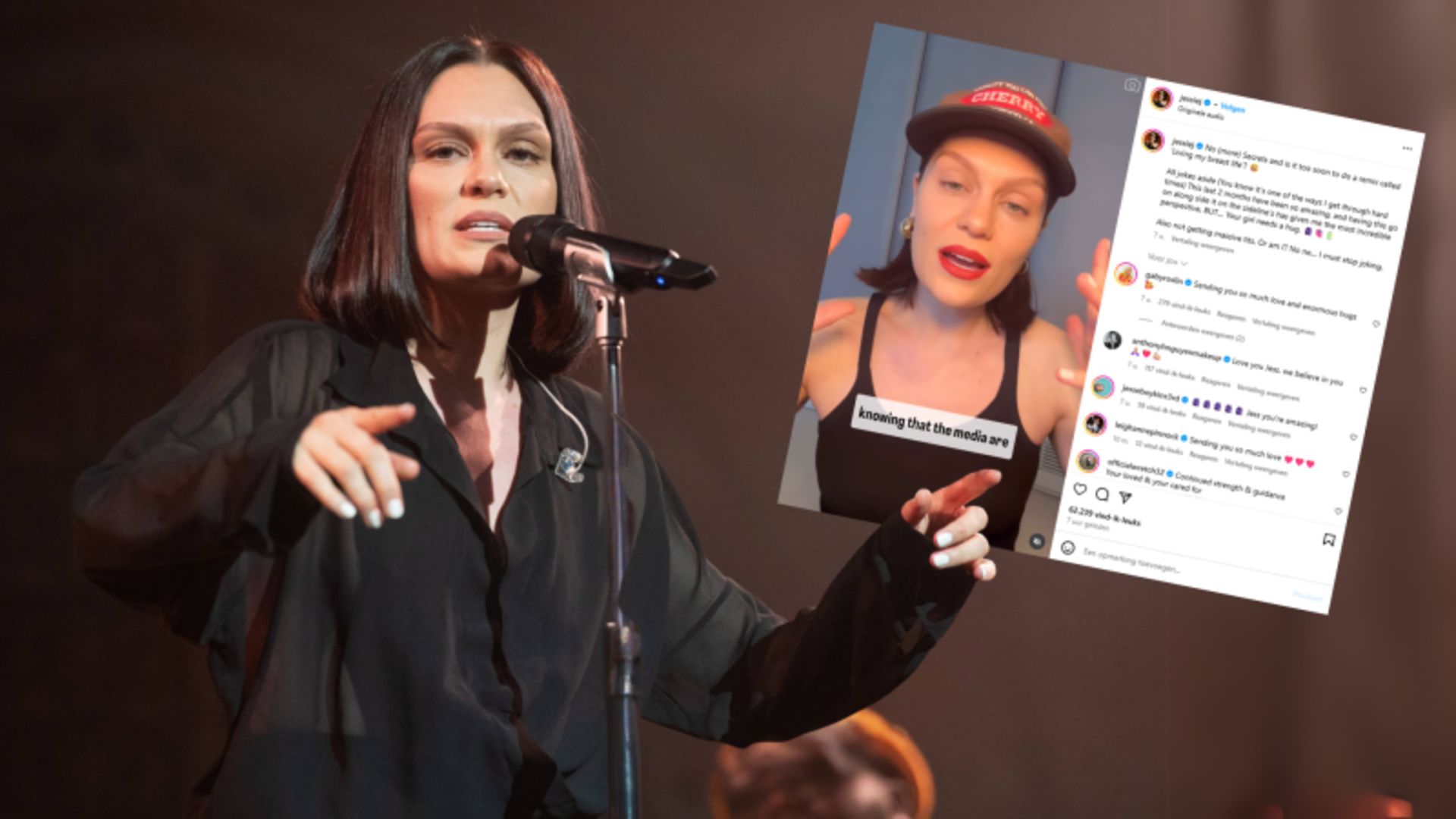 Jessie J deelt openhartig bericht over borstkankerdiagnose