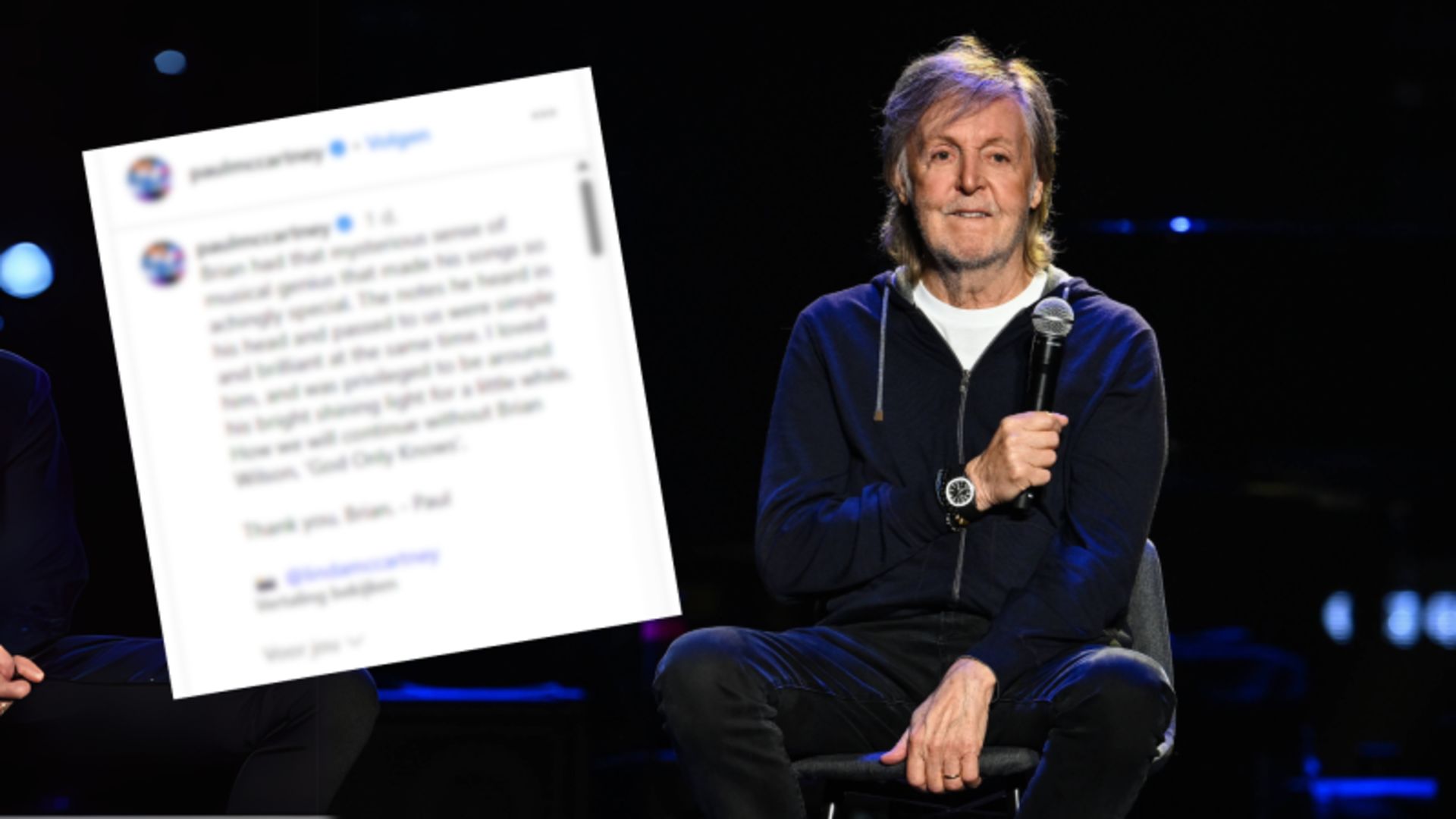 Paul McCartney eert Brian Wilson: 'Ik was bevoorrecht jouw licht te kennen'